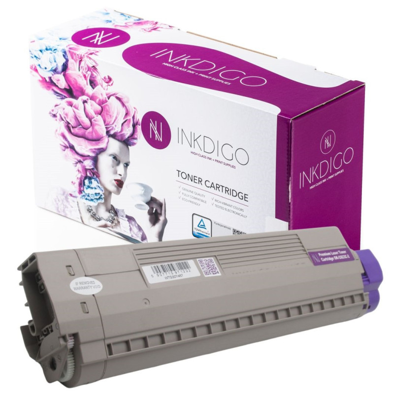 Toner INKDIGO do OKI C 823 7K Cyan S - 1