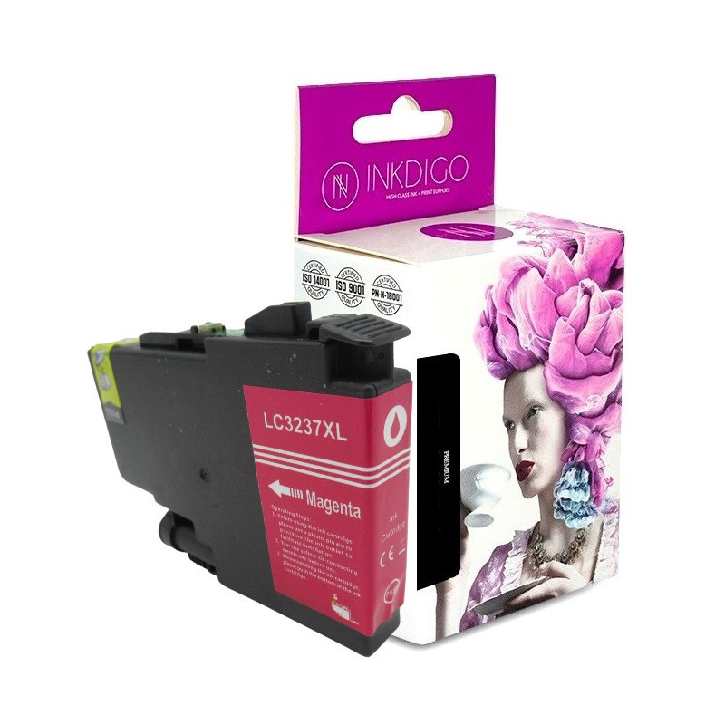 Tusz INKDIGO do BROTHER LC 3237 XL Magen - 1