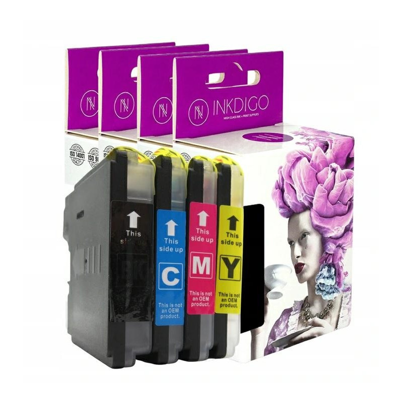 Tusz INKDIGO do BROTHER LC 980 Multibox - 1