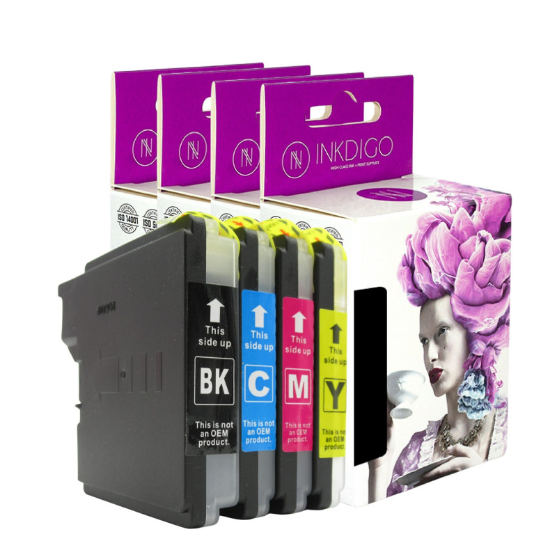 Tusz INKDIGO do BROTHER LC 985 Multibox - 1