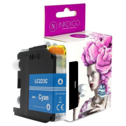 Tusz INKDIGO do BROTHER LC223 XL Cyan - 1