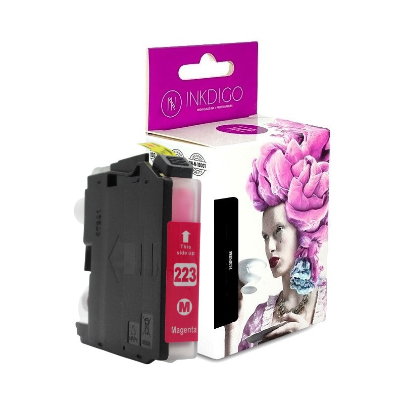 Tusz INKDIGO do BROTHER LC223 XL Magenta - 1