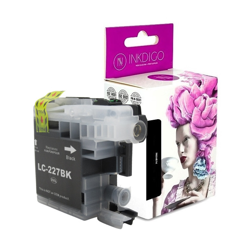 Tusz INKDIGO do BROTHER LC227 XL Black - 1