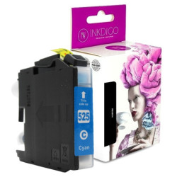 Tusz INKDIGO do BROTHER LC525 XL Cyan - 1