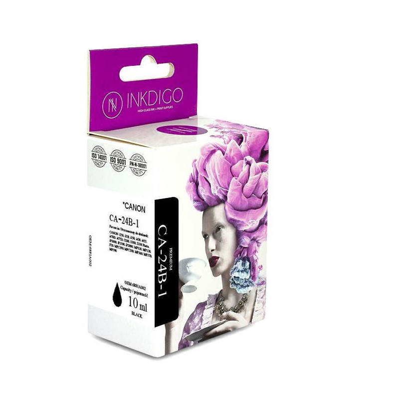 Tusz INKDIGO do CANON BCI 24 Black - 1
