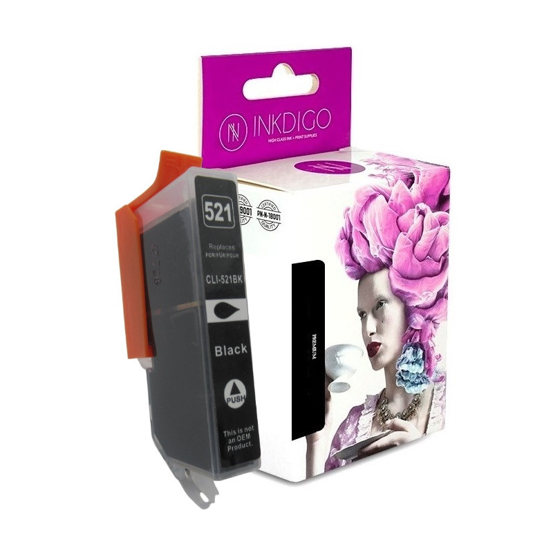 Tusz INKDIGO do CANON CLI 521 Photo Black - 1