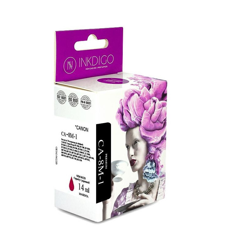 Tusz INKDIGO do CANON CLI 8 Magenta - 1
