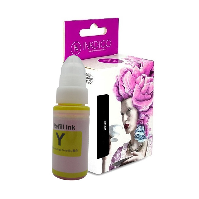 Tusz INKDIGO do CANON GI 490 Yellow - 1
