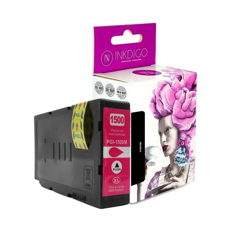 Tusz INKDIGO do CANON PGI 1500 XL Magent - 1
