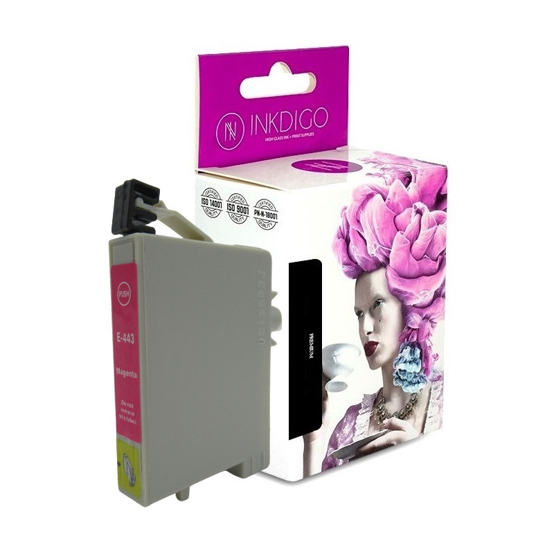 Tusz INKDIGO do EPSON T0443 Magenta - 1