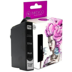 Tusz INKDIGO do EPSON T0711 Black - 1