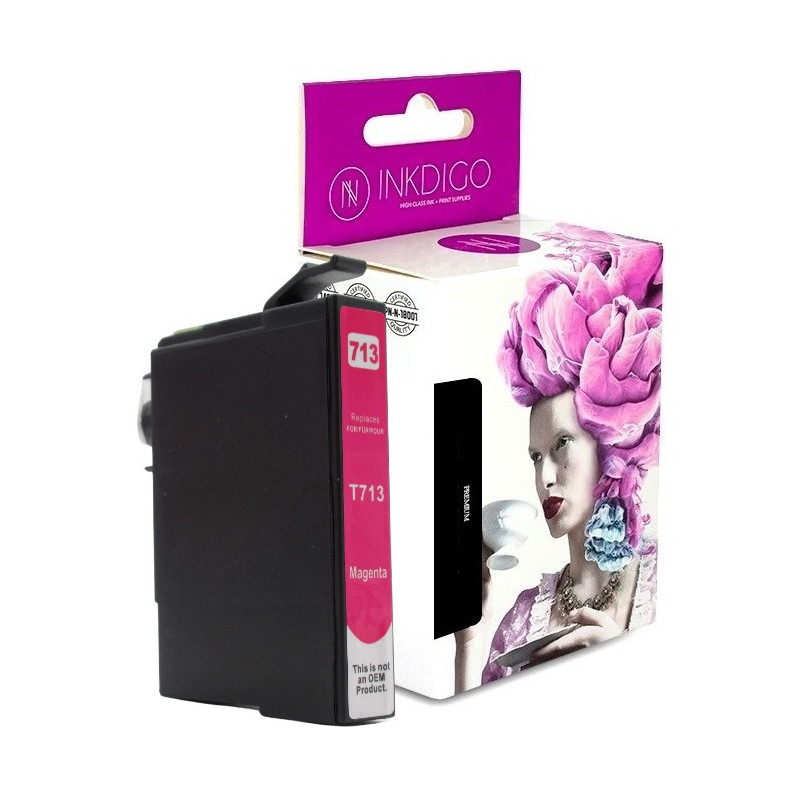 Tusz INKDIGO do EPSON T0713 Magenta - 1