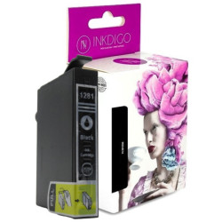 Tusz INKDIGO do EPSON T1281 Black - 1