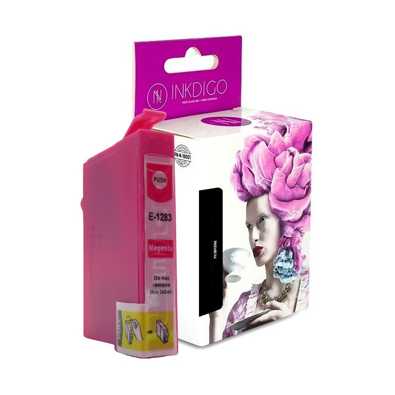 Tusz INKDIGO do EPSON T1283 Magenta - 1
