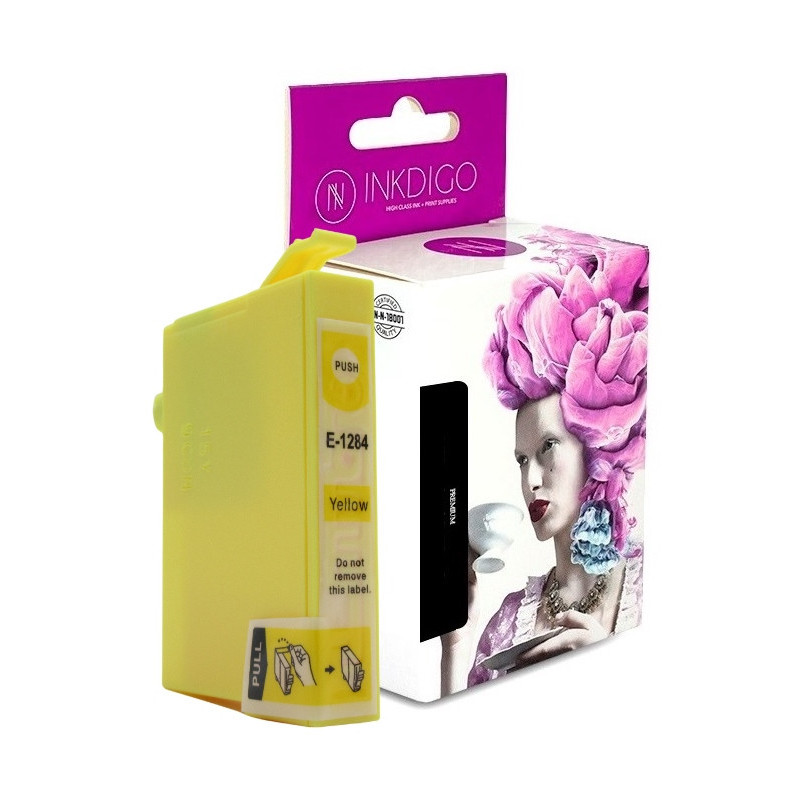 Tusz INKDIGO do EPSON T1284 Yellow - 1