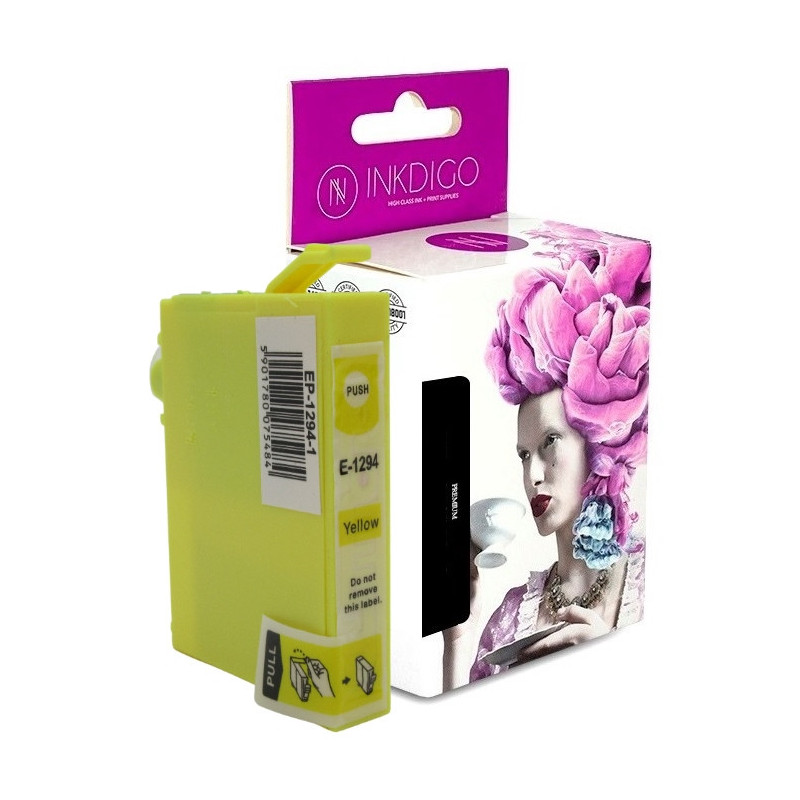 Tusz INKDIGO do EPSON T1294 Yellow - 1