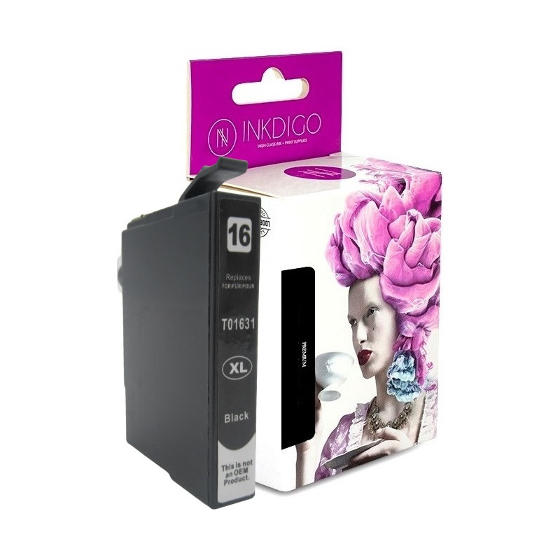 Tusz INKDIGO do EPSON T1631 XL Black - 1