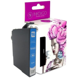 Tusz INKDIGO do EPSON T1632 XL Cyan - 1