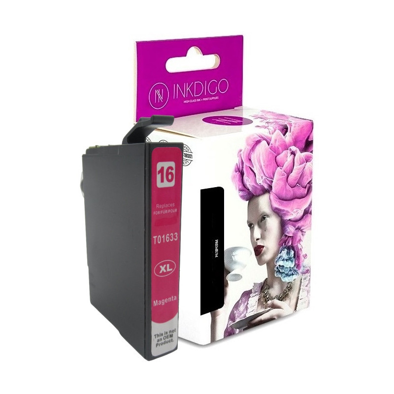Tusz INKDIGO do EPSON T1633 XL Magenta - 1