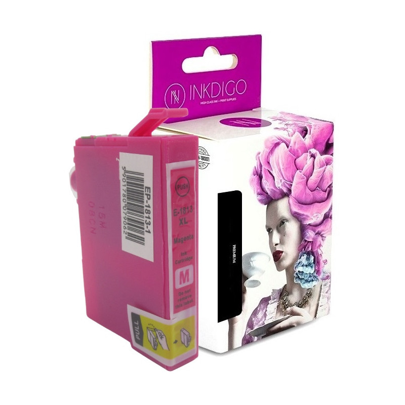 Tusz INKDIGO do EPSON T1813 Magenta - 1