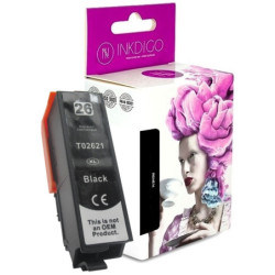 Tusz INKDIGO do EPSON T2621/26 Black - 1