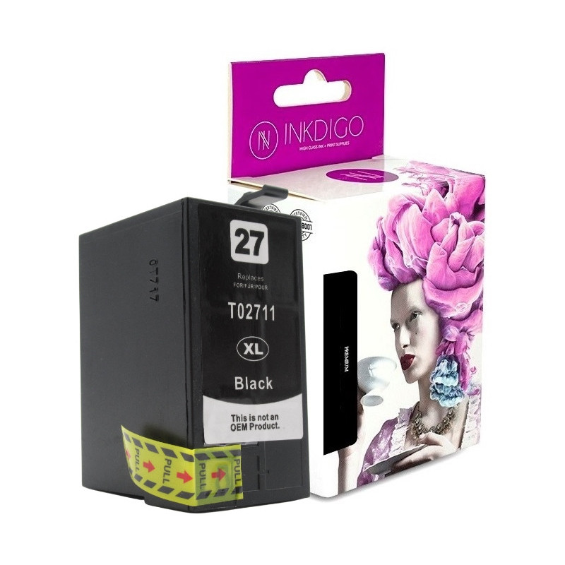 Tusz INKDIGO do EPSON T2711 Black - 1