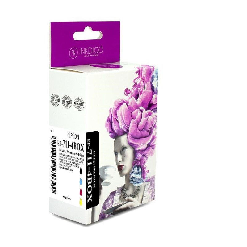Tusz INKDIGO do EPSON T711-4 Multibox - 1