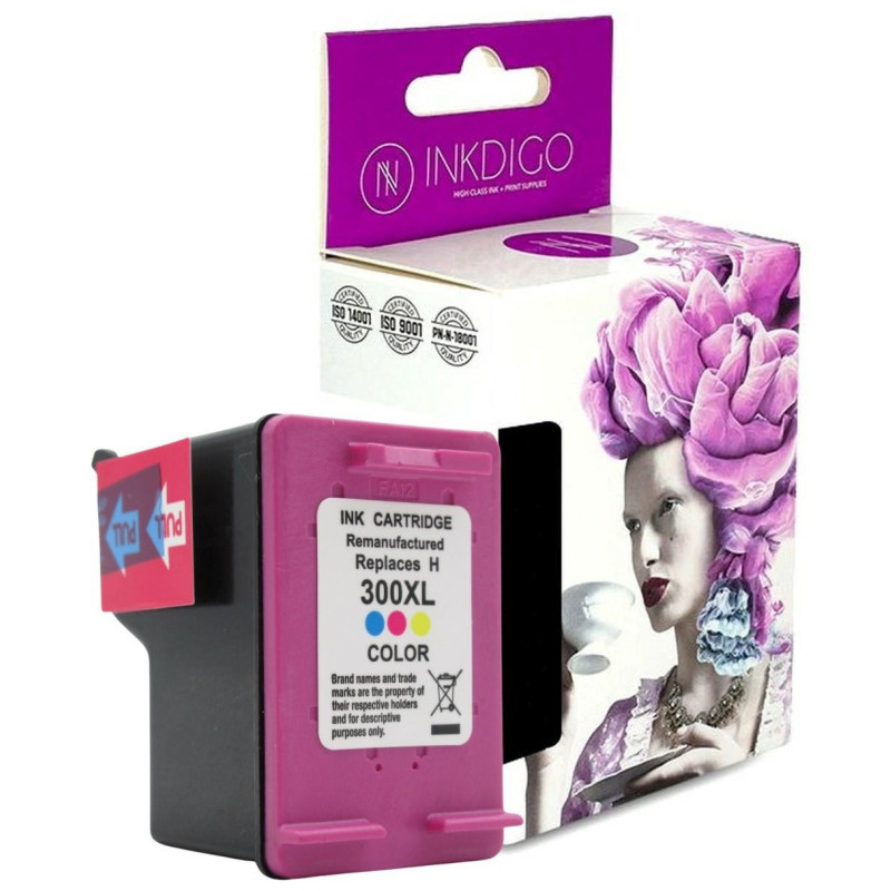 Tusz INKDIGO do HP 300 XL Color - 1