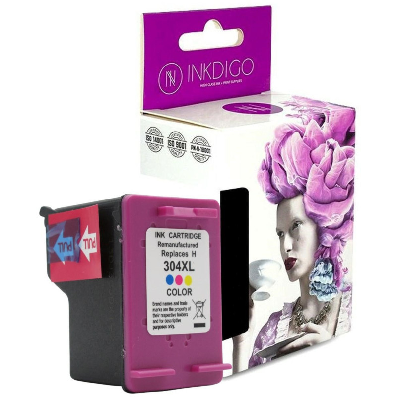 Tusz INKDIGO do HP 304 XL Color - 1
