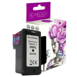 Tusz INKDIGO do HP 350 XL Black - 1
