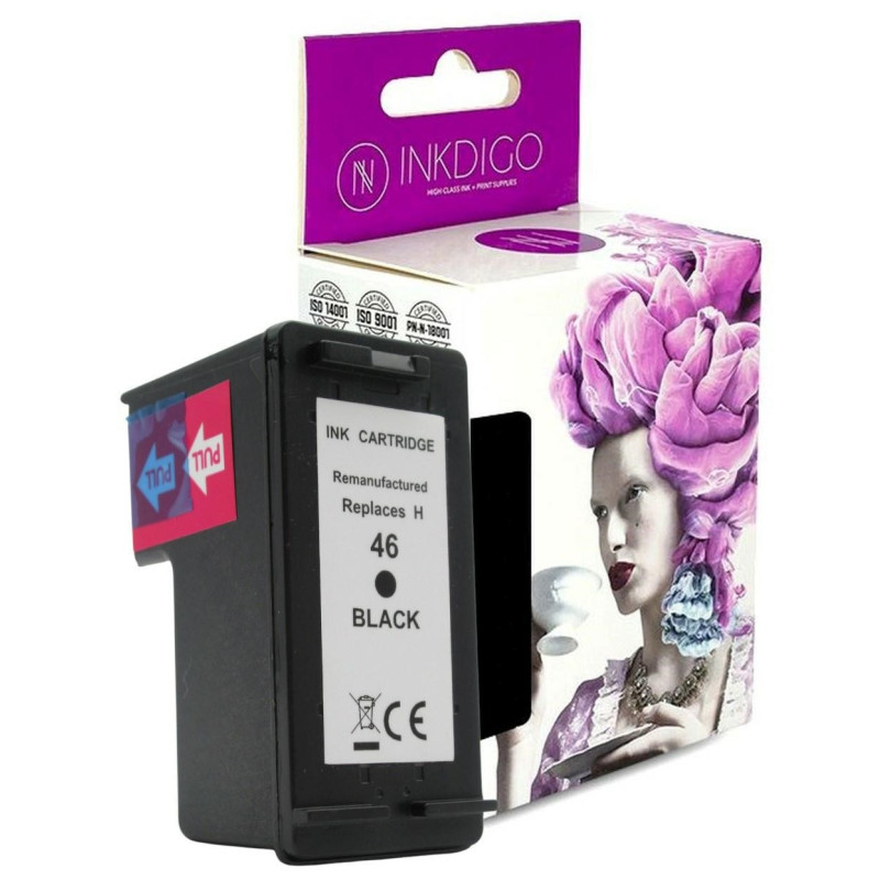 Tusz INKDIGO do HP 46 (CZ637AE) Black - 1