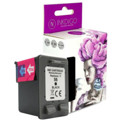 Tusz INKDIGO do HP 56 Black - 1