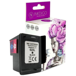 Tusz INKDIGO do HP 62 XL (C2P05AE) Black - 1