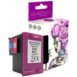 Tusz INKDIGO do HP 62 (C2P07AE) Color - 1