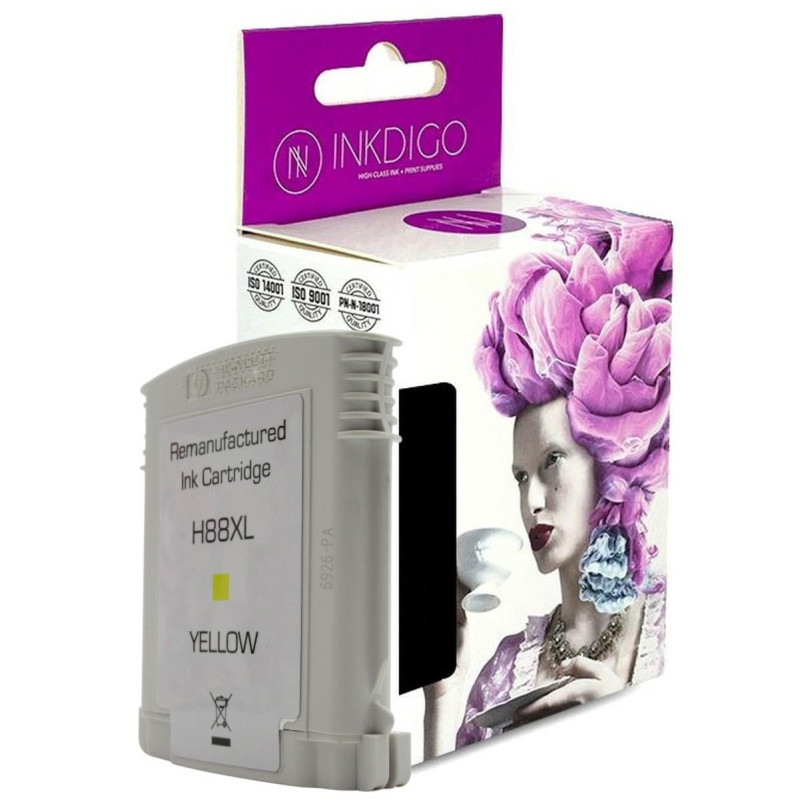 Tusz INKDIGO do HP 88 XL Yellow - 1