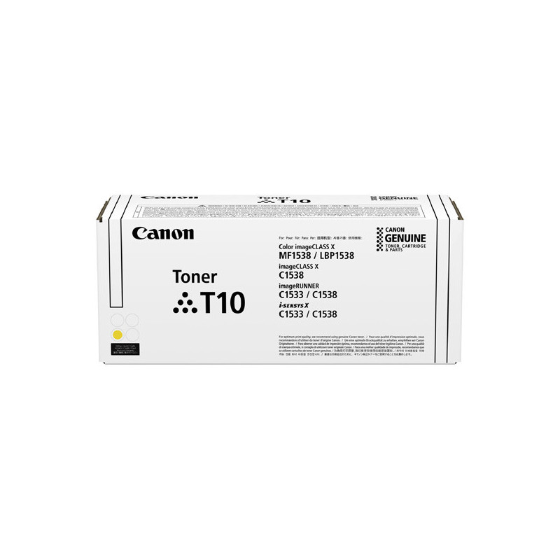 Canon oryginalny toner T10, yellow, 10000s, 4563C001, high capacity, Canon iR-C1533iF, C1538iF, O