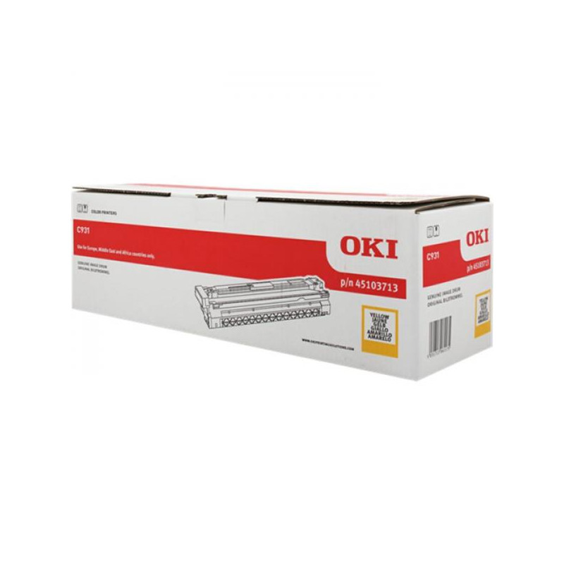 OKI oryginalny bęben 45103713, yellow, 40000s, OKI C911, C931