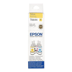 Epson oryginalny ink / tusz C13T66444A, yellow, 70ml, po dacie ważności, Epson L100, L200, L300 - 1