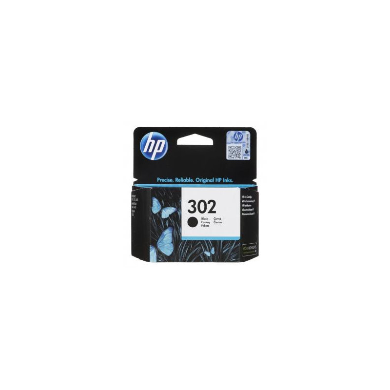 HP oryginalny ink / tusz F6U66AE, HP 302, black, 190s, 3.5ml, po dacie ważności, HP OJ 3830,3834,4650, DJ 2130,3630,1010, Envy -