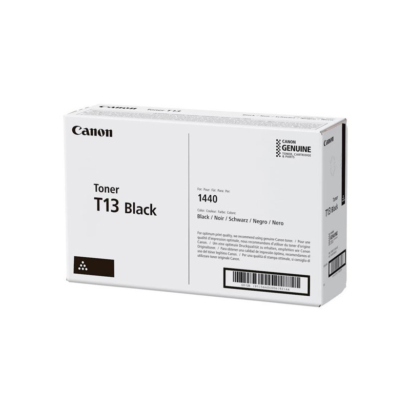 Canon oryginalny toner T13, black, 10600s, 5640C006, Canon i-SENSYS X 1440iF, 1440i, 1440P, 1440Pr, O