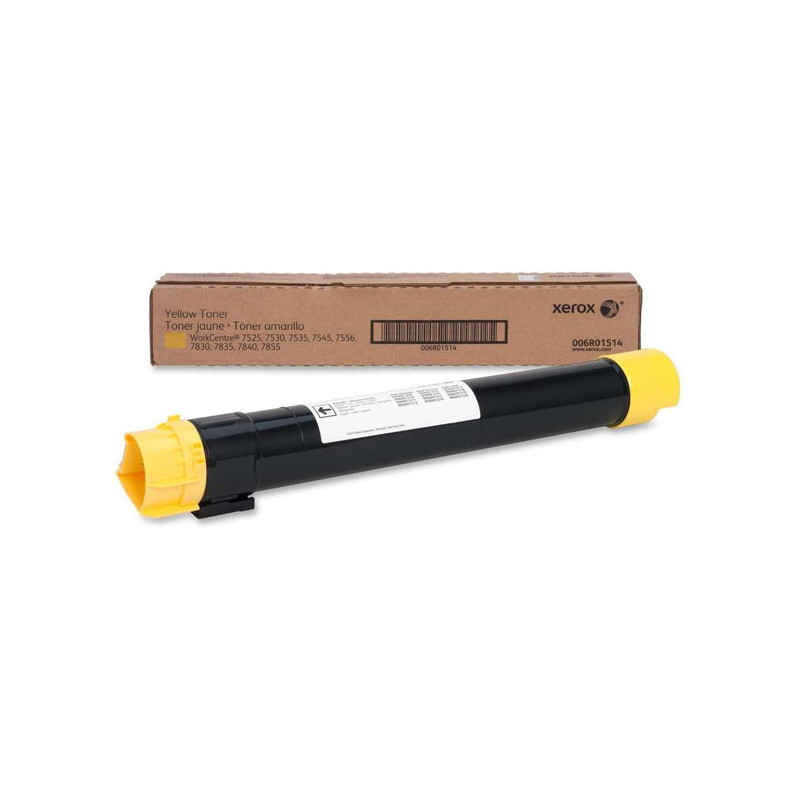 Xerox oryginalny toner 006R01514, yellow, 15000s, Europa Zachodnia, Xerox WorkCentre 7525, 7530, O