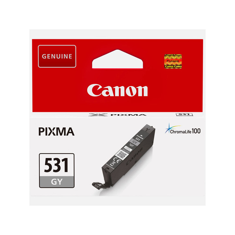 Canon originální ink CLI-531 GY, 6122C001, grey, 324str., Canon Pixma, TS8750, TS8751