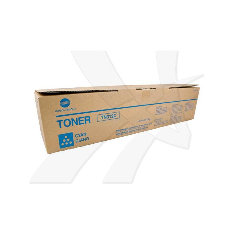 Konica Minolta oryginalny toner TN312C, 8938-708, cyan, 12000s, Konica Minolta Bizhub C300, C352, O