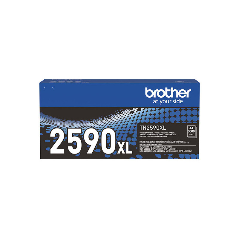 Brother oryginalny toner TN2590XL, black, 3000s, Brother HL-L2442DW, HL-L2460DN, O