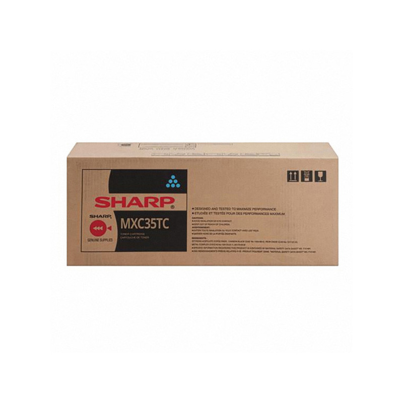Sharp oryginalny toner MX-C35TC, cyan, 6000s