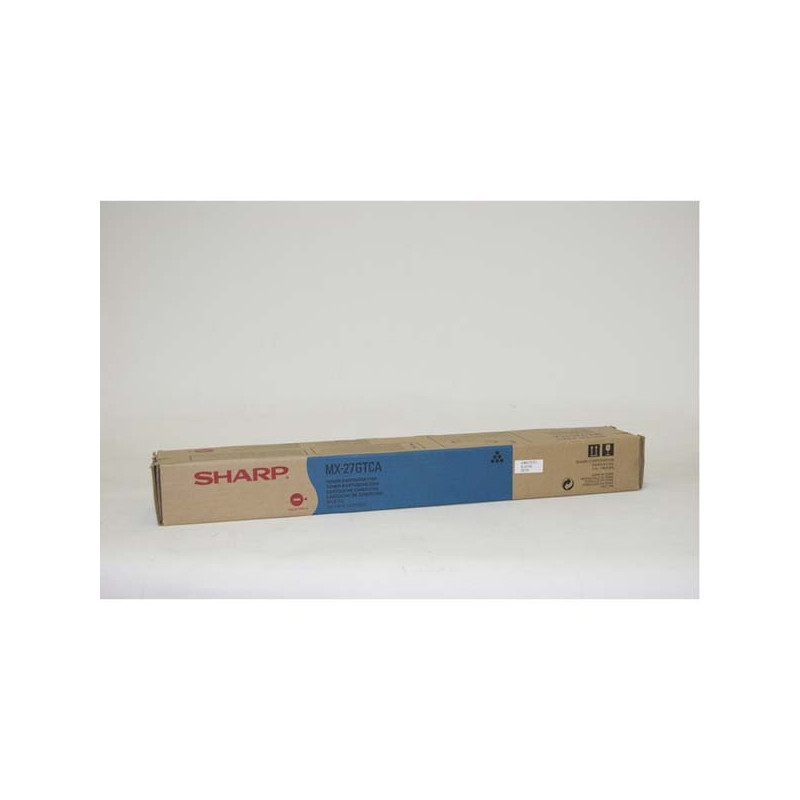 Sharp oryginalny toner MX-27GTCA, cyan, 15000s