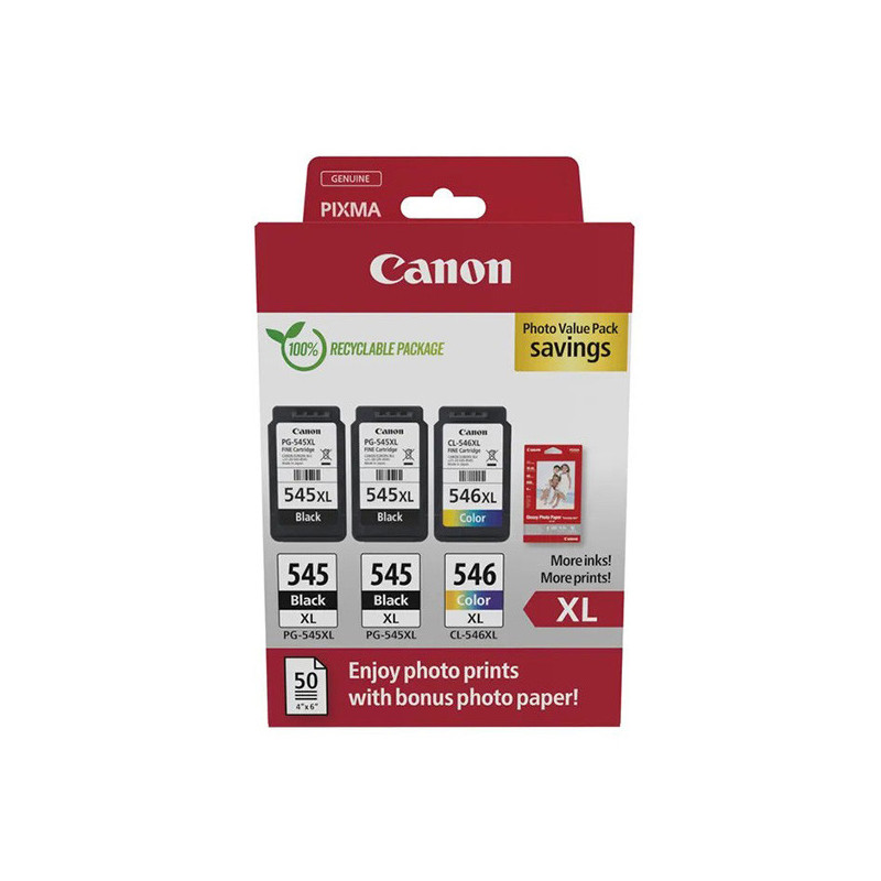 Canon oryginalny ink / tusz PG-545XL/CL-546XL, 8286B013, black/color, Multi-pack