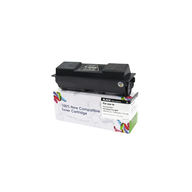 Toner Cartridge Web Czarny Kyocera TK1140 zamiennik TK-1140