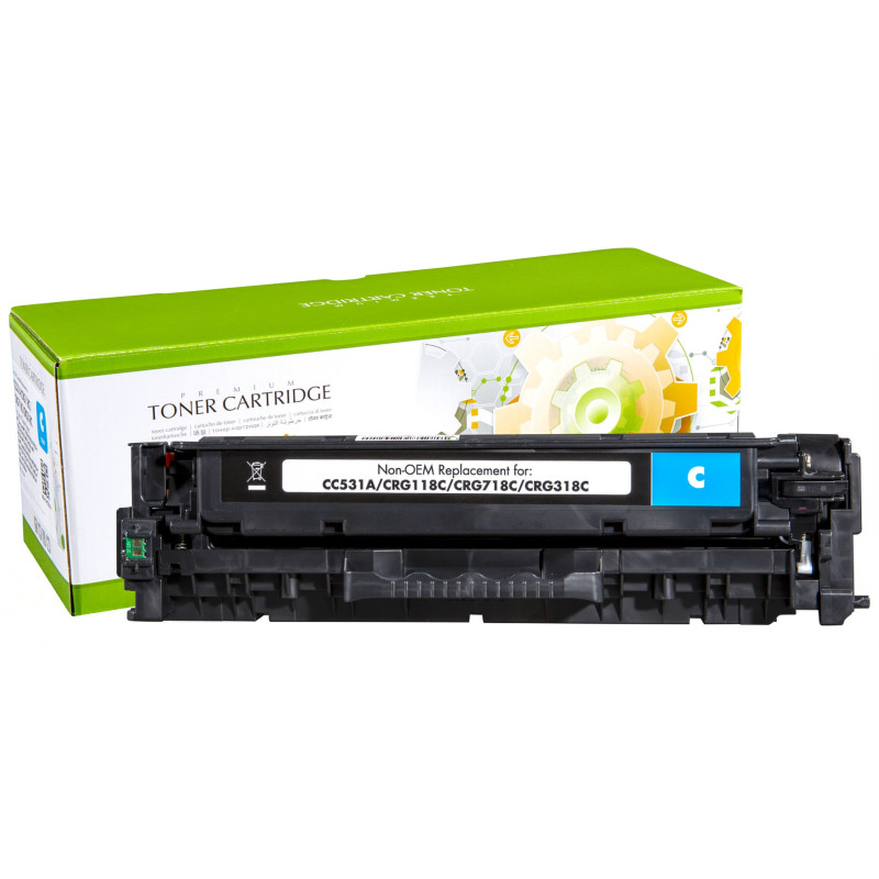 Zamienny toner do HP/CANON CC531A/CRG118/318/418/718/GPR44 (2,8K)