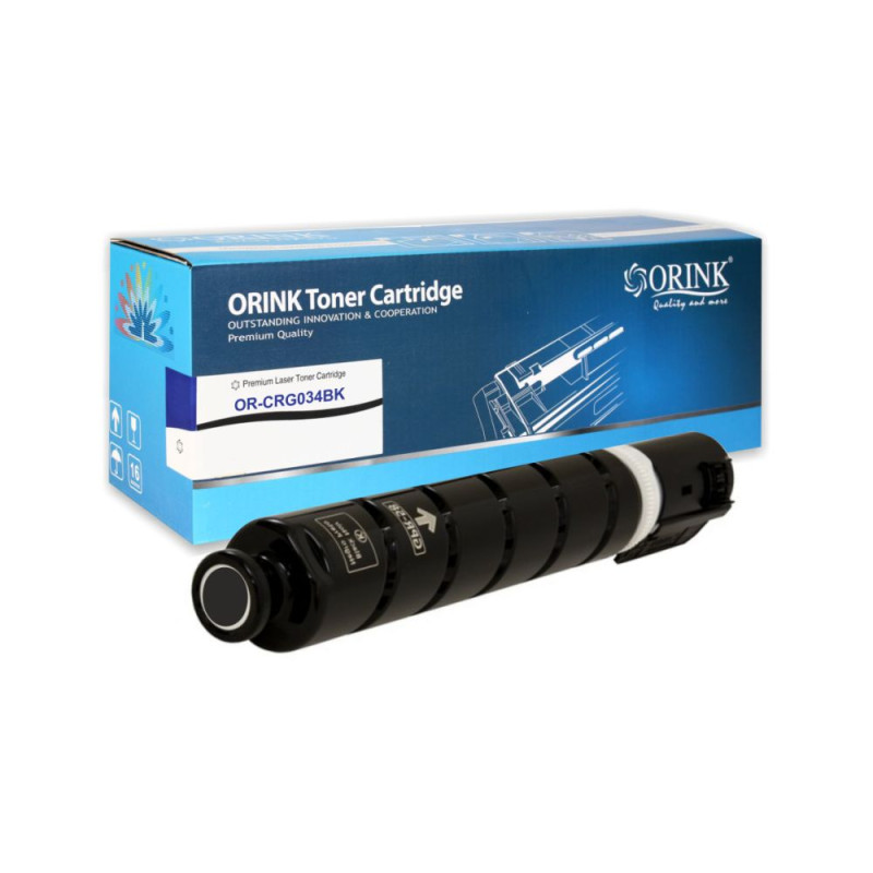 ORINK Toner CRG034BK do drukarek Canon MF-810CDN / MF820CDN / IR C1225 | Black | 12000str.